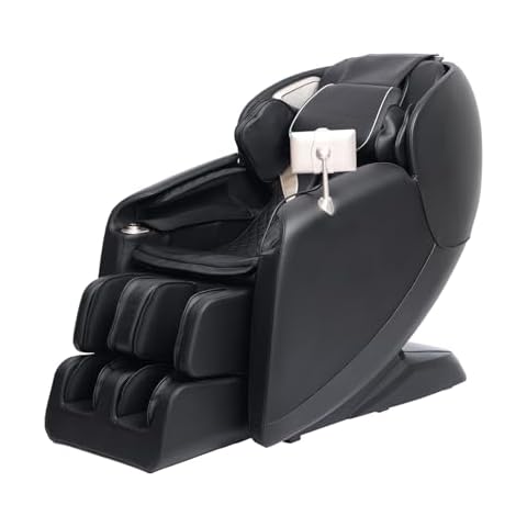 Redcamp 2025 Massage Chair Full Body Zero Gravity SL-Track Shiatsu Massage Recliner Chair with Heat,AI Control, Body Scan,Black Cover