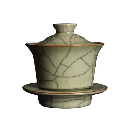 GFHSKPOK Sancai Gaiwan ����N���b�N���փe�B�[�J�b�v�������{�E���Z���~�b�N