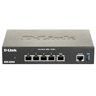 D-Link Gigabit VPN Router —Perfect for Remote and Hybrid Work —4 Port Gigabit Dual WAN Failover —Enterprise-Grade Encryption —Follows TAA/NDAA—Limited Lifetime Protection (DSR-250V2)