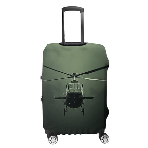 Helicopter Luggage Cover, Washable Elastic Suitcase Cover Protector Fit 18-32 Inch Luggage4