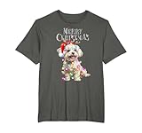 malta milano linate Questo design vacanza presenta un cane maltese che indossa un cappello di Babbo Natale, fiocchi di neve, circondato da un albero di Natale in un brutto stile maglione natalizio. Ideale per feste di Natale o come divertente regalo di Natale per uomini, donne, bambini, ragazzi e ragazze che amano i cani maltesi
