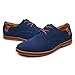 Imagen de AIMENJOY Zapatos De Gamuza para Hombre Zapatos De Vestir Clásicos con Cordones Zapatos Casuales De Negocios Comodidad Moda Caminar Formal Oficina De Negocios