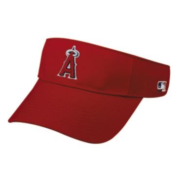Oc Sports Adult Los Angeles Angels Home Red Visor Adjustable Velcro Twill #TOP3