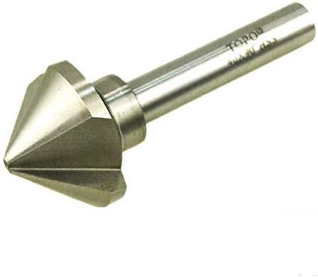 Countersink Drill Bit, KATSU HSS 6542 Countersink Drill Bit 90 Degrees 25mm 3 Flute Chamfer Cutter Drill Bit for Wood Steel Metal Machine Tools, Positioning Drill Mill Cutter 12740615