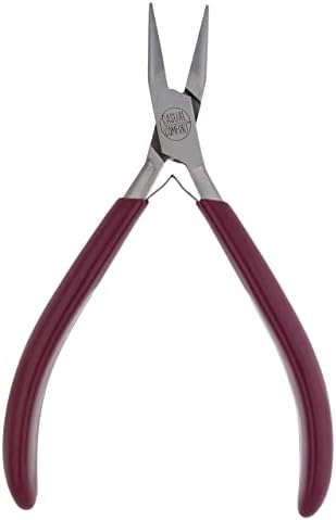 The Beadsmith Chain Nose Pliers - Casual Comfort Series - 6 inches (152mm) - Polished Steel Head, Comfort Grip Handle & Double-leaf Spring, European Design & Quality, Tool for Jewelry Making