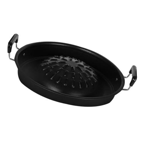 SECFOU Parrilla Para Barbacoa Hierro Multifunción Bandeja Reutilizable Profesional