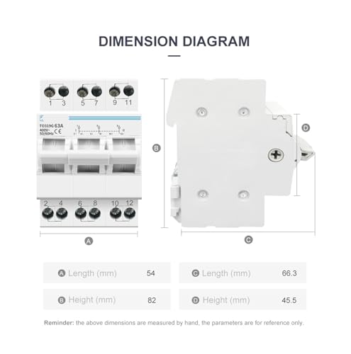 Evite apagones con el interruptor de aislamiento de transferencia manual 3P 63A 2