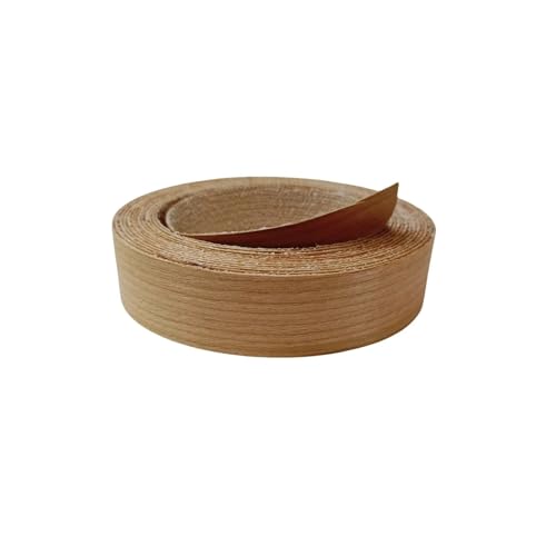 Wood Veneer�x�j�� �ڒ��ς݃E�b�h�G�b�W�o���f�B���O�X�g���b�v�A�A�C�����ڒ��x�j���G�b�W�g���� | ���[�v��/�o�[�`/�I�[�N/�p�C��/�N���~/�`�F���[/�A�b�V��/�A�J�V�A�Ƌ�C���p(Cherry,7.6cmx4m)