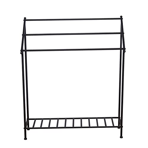 C&F Home Iron 3-Rung Blanket & Quilt Storage Organizer Rack