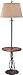 Franklin Iron Works Rustic Farmhouse Country Cottage Floor Lamp with Tray End Table 63.5