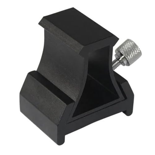 Soporte telescopio sin holguras con accesorio de tornillo de ranura para montaje firme