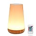 Produktbild LED Nachttischlampe, Zorara LED Nachtlicht Touch Dimmbar mit Fernbedienung, Nachtlampe Kinder Stimmungslicht RGB 13 Farbwechsel Tischlampe Dimmbares Nachtlicht Baby USB Aufladbar für Kinderzimmer