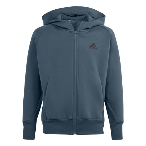 adidas J Z.N.E.FZSweatshirtUnisex Kinder, Legend Ivy, 910A
