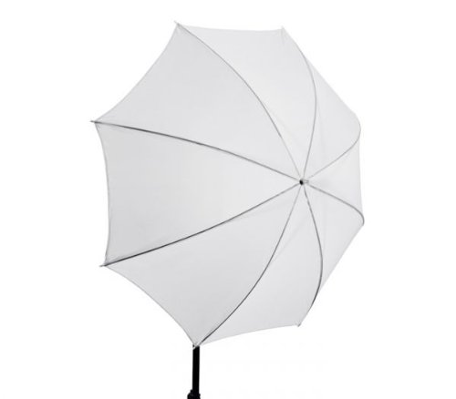 Studio-Durchlichtschirm 91cm 36' - innen & aussen weiß für besonders diffuses Licht