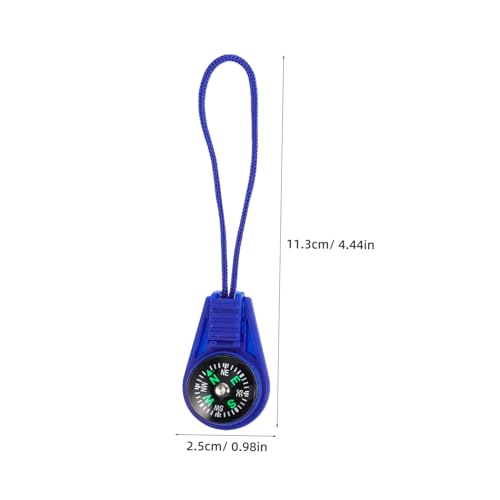 Brújula portátil Happyyami 50 piezas con cordón para camping miniatura 2
