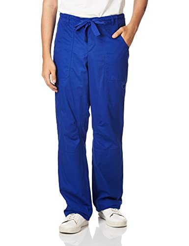 Koi James Elastic Men's Big & Tall Scrub Pants with Zip Fly and Drawstring Waist