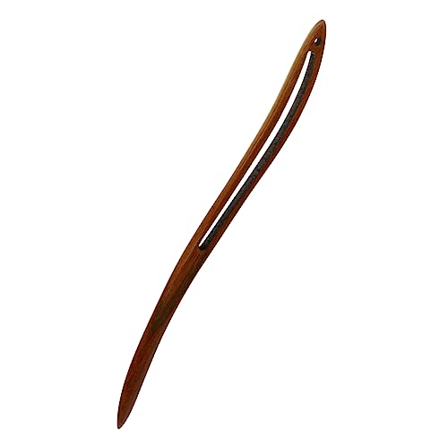 CALLARON 1 Pieza Tocado De Horquilla Accesorios Para El Cabello Para Niñas Ondulado Oriental Pelo De La Vendimia Horquilla De Ébano Palo De Pelo De Mujer Palillos De Pelo Madera