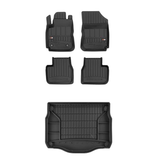 Tapis de coffre et tapis de sol voiture en caoutchouc FROGUM Citroën C4