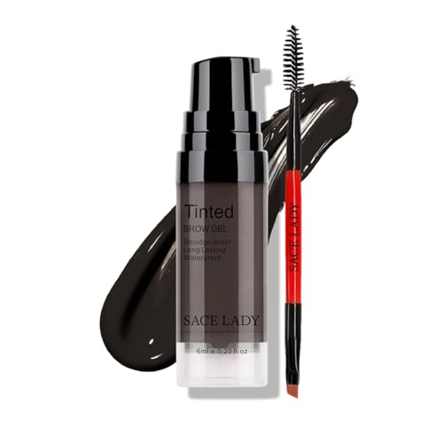 7 Best Eyebrow Pencils For No Eyebrows You Should Know About 16 SACE LADY 3D Eyebrow Gel Long Lasting 24H Waterproof Smudge-proof Brow Cream Makeup Kit (03 BLACK BROWN, 0.2Fl Oz)