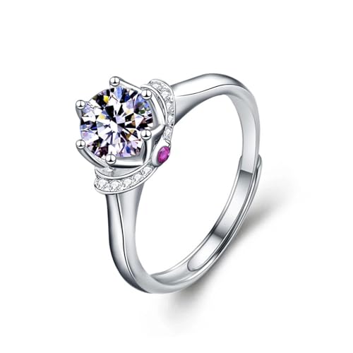 Bague Femme en Argent 925 et Moissanite : le cadeau idéal pour sceller une promesse éternelle