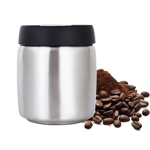 コーヒー豆保存容器 | 真空密封キッチンフードジャー,気密コーヒー保存真空容器,コーヒー粉、砂糖、茶、乾物、ナッツ、小麦粉用