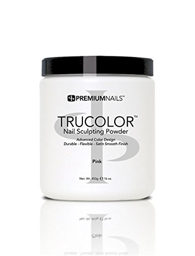 Premium Nail Acrylic Nails Trucolorpowder - 16oz/453g - Pink