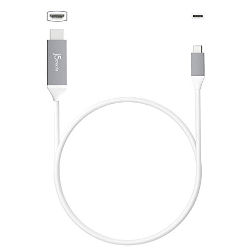j5create USB Type C to 4K@60Hz HDMI 6ft Cable with HDMI ATC Certificate,Compatible with Thunderbolt 3/4, MacBook Pro/Air, iPad Pro, iPad Air 4, ChromeBook and More (JCC153G) by j5create - Used condition - Image 6
