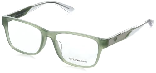 Image of Emporio Armani mens Ea3239f Low Bridge Fit Rectangular Prescription Eyewear Frames