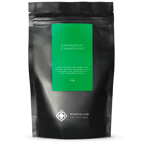 Chá Verde Strawberry Champagne - Pouch 45G, Moncloa