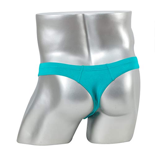 Zonbailon Soft Mens Thongs Underwear Sexy Thong For Men Low Waist 2Xl Green #TOP1