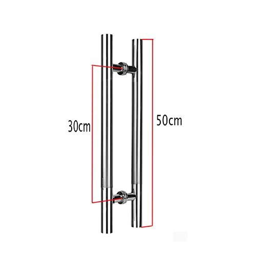Poignée de porte push-pull dos à dos pour porte en bois avec fixation robuste