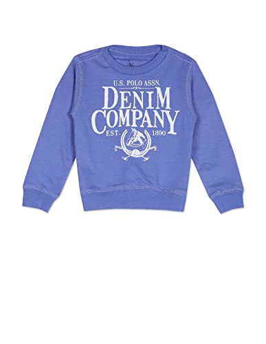 Image of U.S. POLO ASSN. UKSWSON0130 FS Round NCK SWS, ES Sweatshirts LT. Purple
