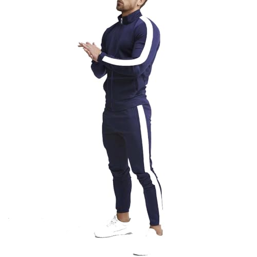 Ensemble sport homme bleu marine XL pour loisirs printemps