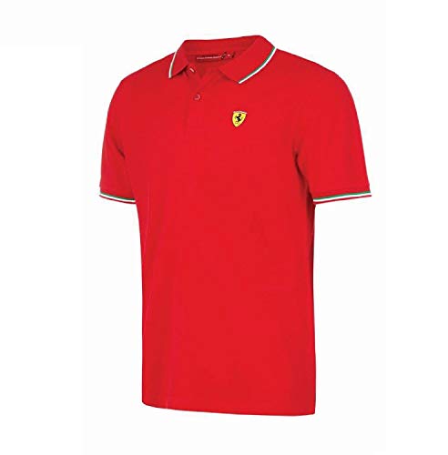 Scuderia Ferrari Formula 1 Men's 2017 Red Tricolor Polo F1 (XX-Large)