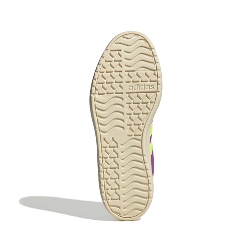 Image of adidas Womens Vl Court Bold Lace Up Sneakers Shoes Casual - Pink