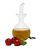 TETI`S Ducks Home - Aceitera antigoteo de Cristal 500Ml. - Botella para Aceite de Oliva, vinagre, Vino, Salsa de Soja, etc. - Aceitero, vinagrera con Sistema antigoteo 1/2L. - Dispensador de Aceite.