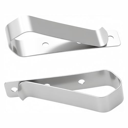 Garage Door Remote Visor Clip for Car Sun Visor Stainless Steel Garage Door Opener Holder Compatible with Liftmaster & Chamberlain 2-Pack