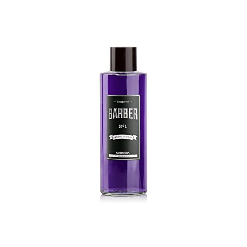 Marmara Barber Cologne - Best Choice of Modern Barbers and Traditional Shaving Fans Glass Bottle (500 ml, No1)