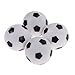 TAOYUN 4 Stück Ersatzfußball-Tischfußball, tragbarer Mini-Tischfußball für zu Hause, Spielzimmer, Bars, Partys, Tischfußballspiel (36 mm)