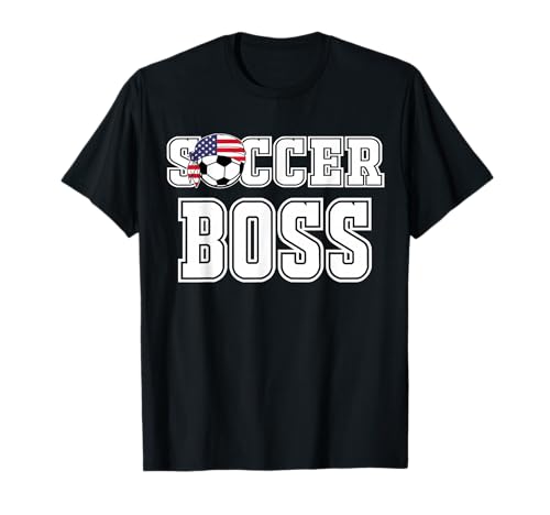 Youth Trainer Design for Leader Players Teams Soccer Boss T-Shirt