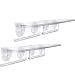 Double Veg Ledge Multi Pack - Create an Indoor Garden, Hold Your Planter Pots, Seed Starter, Figurines on Your Window. Grow Herbs, Microgreens, Succulents, Sleek, Dependable.