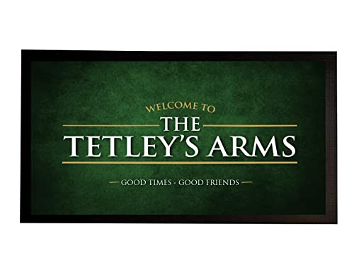 Tappetino da bar personalizzabile, con qualsiasi nome, colore: verde