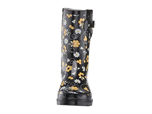 Western Chief Waterproof Mid Rain Boot Bloom Bees 8 M #TOP5
