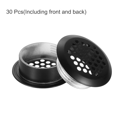 Rejilla de ventilacion circular antioxidante con doble panel para armarios de cocina 4