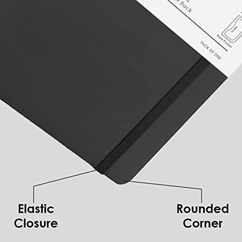 Cahier A5 uni myPAPERCLIP ESX192A5-P Noir pour notes fluides - 7