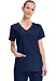 Cherokee Women's Workwear Scrubs Core Stretch V-Neck Top, Navy, Small