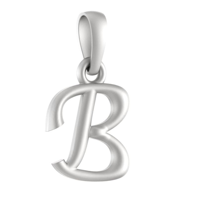 Pendentif alphabet argent pour cadeau anniversaire enfant AMZ-2