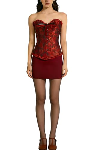 Corset à lacets gainant pour affiner la taille avec un bustier vintage