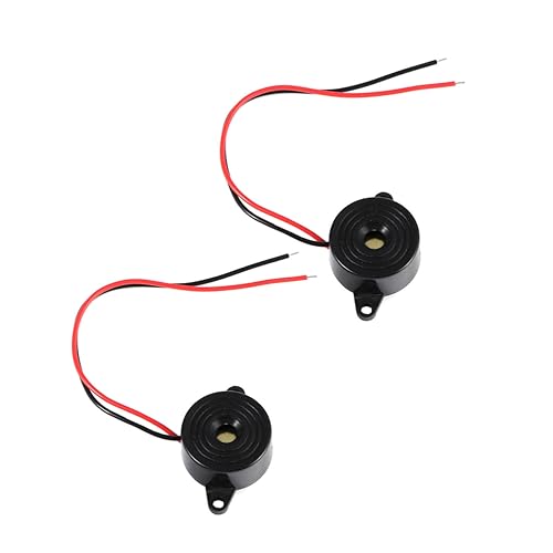 Hohopeti 6pcs Active Piezo Electronic Alarm Wires Versatile Sound Indicator for Industrial and Personal Safety Applications