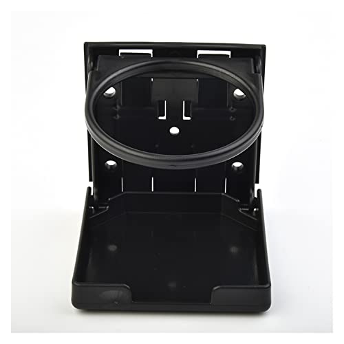 ORAMAI 2 pièces Support de Verre de Voiture réglable Pliant Support de Boisson Noir chevalet intérieur de Voiture Accessoires universels compatibles avec Camion Bateau Camping-Car RV